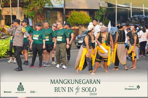 Race photo from Mangkunegaran Run 2024