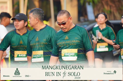 Race photo from Mangkunegaran Run 2024
