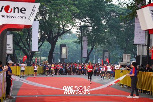 Race photo from ONE RUN 10K 2025