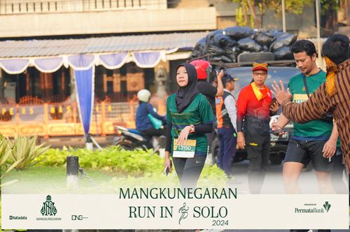 Race photo from Mangkunegaran Run 2024