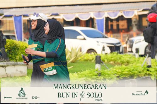 Race photo from Mangkunegaran Run 2024