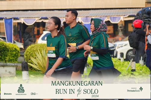 Race photo from Mangkunegaran Run 2024