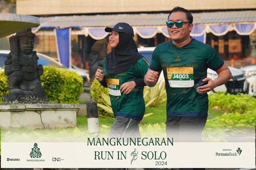Race photo from Mangkunegaran Run 2024