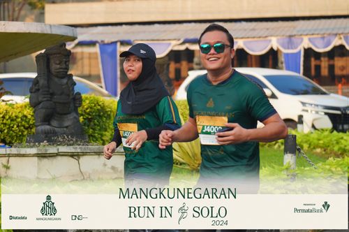 Race photo from Mangkunegaran Run 2024