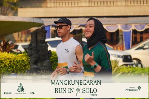 Race photo from Mangkunegaran Run 2024