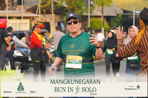 Race photo from Mangkunegaran Run 2024