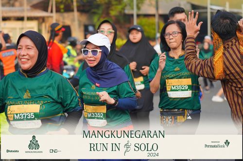 Race photo from Mangkunegaran Run 2024