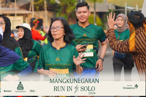 Race photo from Mangkunegaran Run 2024
