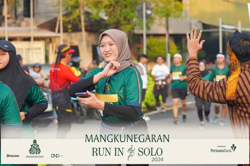 Race photo from Mangkunegaran Run 2024
