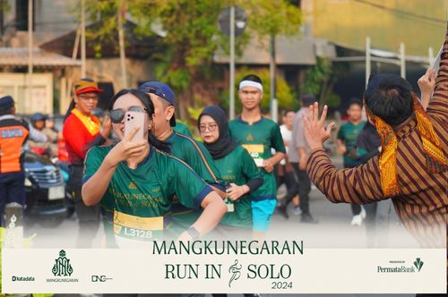 Race photo from Mangkunegaran Run 2024