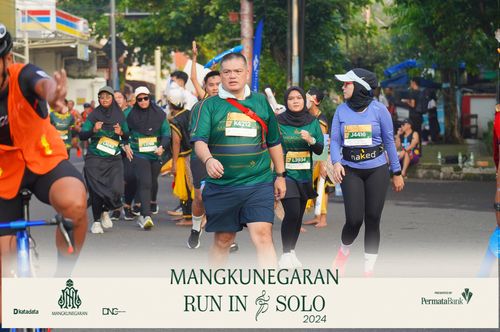 Race photo from Mangkunegaran Run 2024