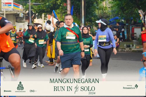 Race photo from Mangkunegaran Run 2024