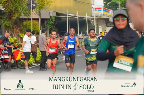 Race photo from Mangkunegaran Run 2024