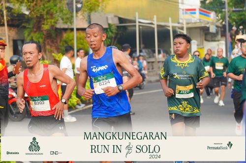 Race photo from Mangkunegaran Run 2024