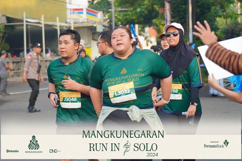 Race photo from Mangkunegaran Run 2024