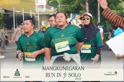 Race photo from Mangkunegaran Run 2024