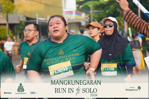 Race photo from Mangkunegaran Run 2024