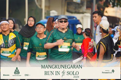 Race photo from Mangkunegaran Run 2024