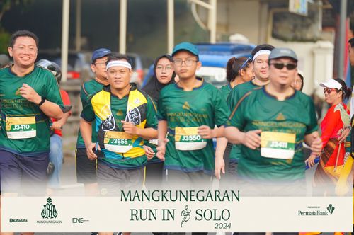 Race photo from Mangkunegaran Run 2024