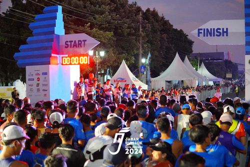 Race photo from Jabar Run 10K 2024