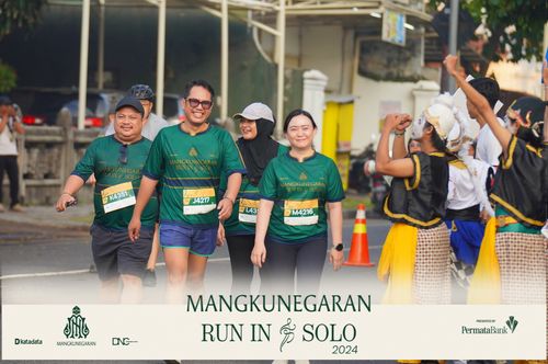 Race photo from Mangkunegaran Run 2024