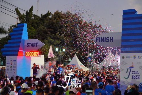 Race photo from Jabar Run 10K 2024
