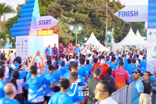 Race photo from Jabar Run 10K 2024