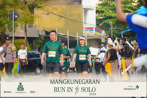 Race photo from Mangkunegaran Run 2024