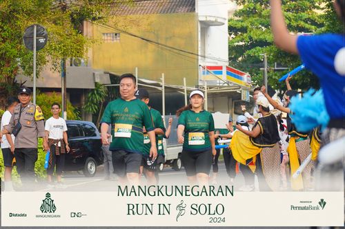 Race photo from Mangkunegaran Run 2024