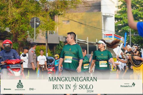 Race photo from Mangkunegaran Run 2024