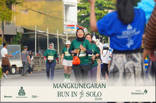 Race photo from Mangkunegaran Run 2024