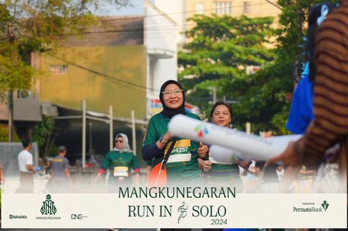 Race photo from Mangkunegaran Run 2024