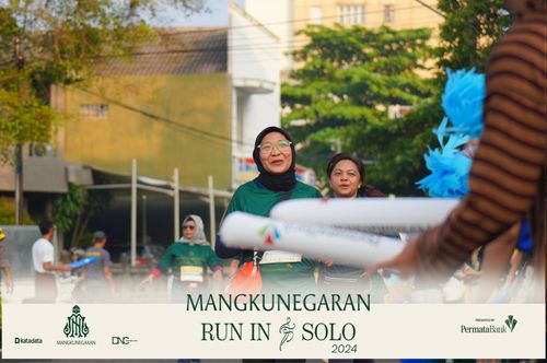 Race photo from Mangkunegaran Run 2024