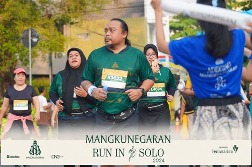 Race photo from Mangkunegaran Run 2024