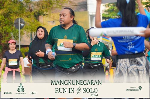 Race photo from Mangkunegaran Run 2024