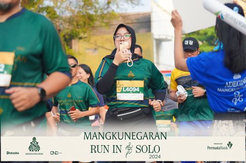 Race photo from Mangkunegaran Run 2024