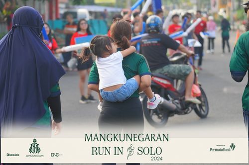 Race photo from Mangkunegaran Run 2024