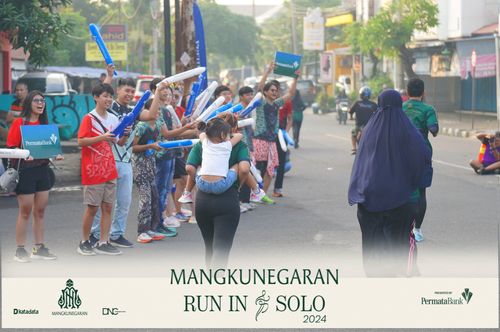Race photo from Mangkunegaran Run 2024