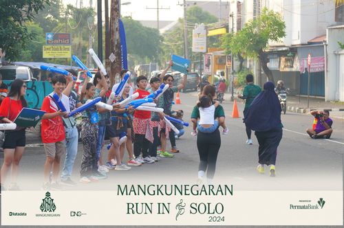 Race photo from Mangkunegaran Run 2024