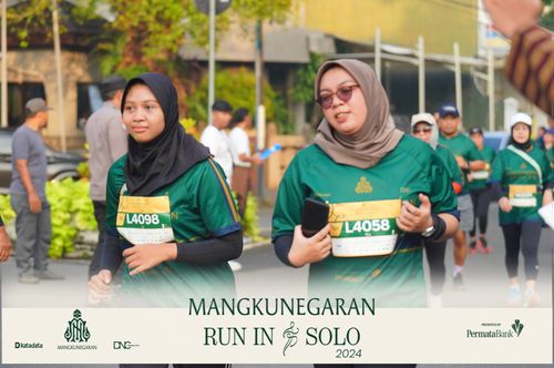 Race photo from Mangkunegaran Run 2024