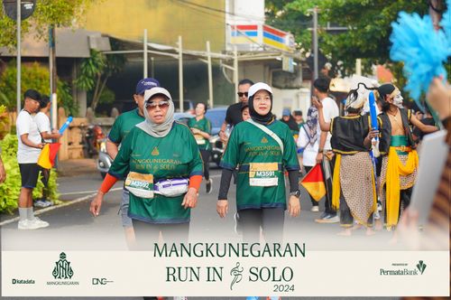 Race photo from Mangkunegaran Run 2024