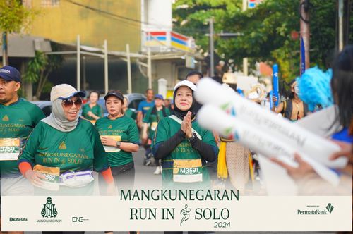 Race photo from Mangkunegaran Run 2024