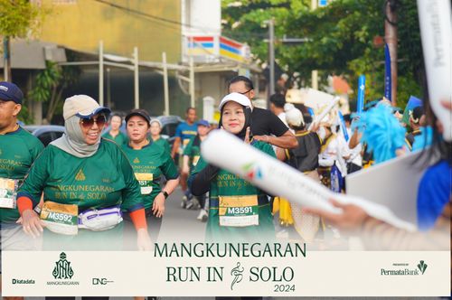 Race photo from Mangkunegaran Run 2024