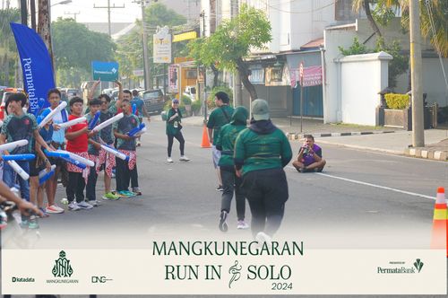 Race photo from Mangkunegaran Run 2024