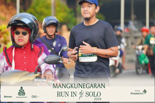 Race photo from Mangkunegaran Run 2024