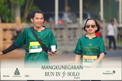 Race photo from Mangkunegaran Run 2024
