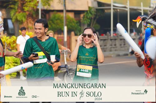 Race photo from Mangkunegaran Run 2024
