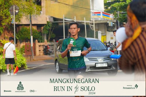 Race photo from Mangkunegaran Run 2024