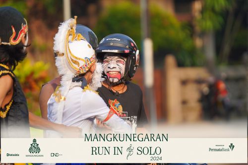 Race photo from Mangkunegaran Run 2024
