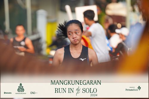 Race photo from Mangkunegaran Run 2024